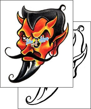 Devil - Demon Tattoo tattoo-styles-cartoon-tattoos-shawn-conn-sof-00031
