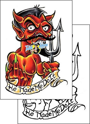 Devil - Demon Tattoo patronage-banner-tattoos-shawn-conn-sof-00032