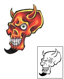 Devil - Demon Tattoo Horror tattoo | SOF-00035