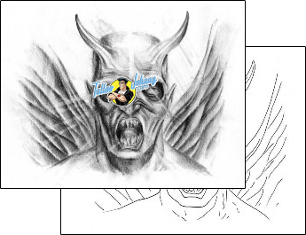 Devil - Demon Tattoo demon-tattoos-shawn-conn-sof-00058