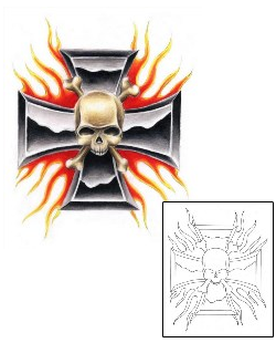 Crossbones Tattoo Miscellaneous tattoo | SOF-00090