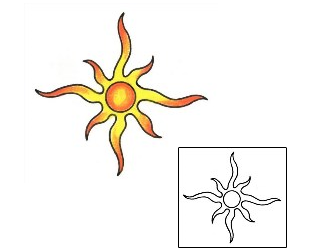 Sun Tattoo Religious & Spiritual tattoo | SOF-00114