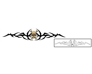 Scary Tattoo Specific Body Parts tattoo | SOF-00146
