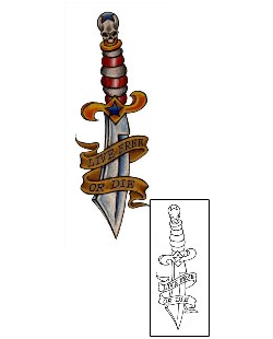 Dagger Tattoo Miscellaneous tattoo | SOF-00158