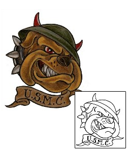 Devil - Demon Tattoo Branco Bulldog Tattoo