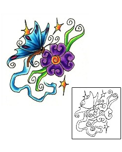 Flower Tattoo Plant Life tattoo | SOF-00167