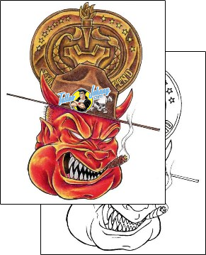 Devil - Demon Tattoo army-tattoos-shawn-conn-sof-00214