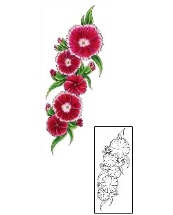 Flower Tattoo Plant Life tattoo | SOF-00240