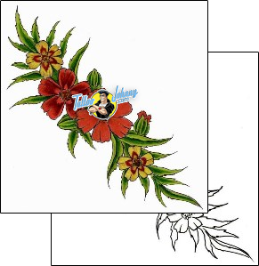 Flower Tattoo plant-life-flowers-tattoos-shawn-conn-sof-00241