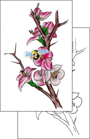 Flower Tattoo plant-life-flowers-tattoos-shawn-conn-sof-00250