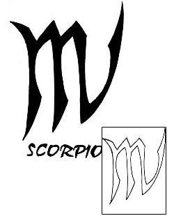 Scorpio Tattoo Zodiac tattoo | SOF-00282