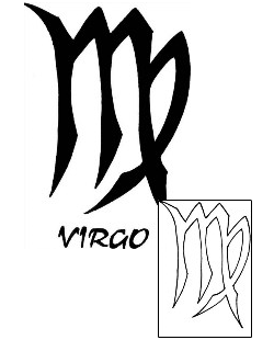 Virgo Tattoo Zodiac tattoo | SOF-00284