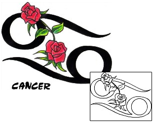 Cancer Tattoo Plant Life tattoo | SOF-00292