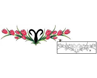 Tulip Tattoo Specific Body Parts tattoo | SOF-00312