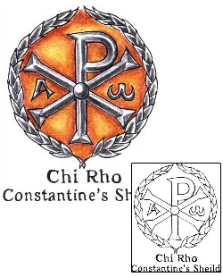 Picture of Chi Rho Symbol Tattoo