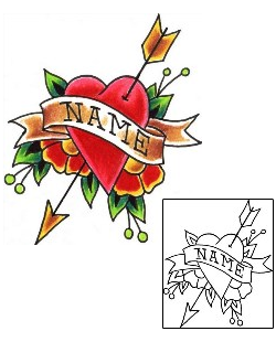 Heart Tattoo For Women tattoo | SOF-00360
