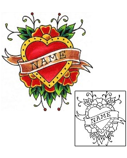 Heart Tattoo For Women tattoo | SOF-00367