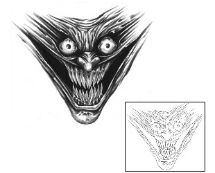 Devil - Demon Tattoo Horror tattoo | SOF-00422