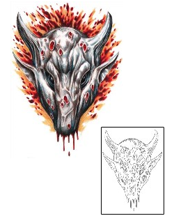 Evil Tattoo Horror tattoo | SOF-00425