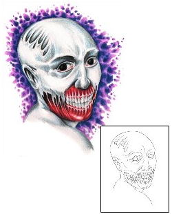 Scary Tattoo Horror tattoo | SOF-00429