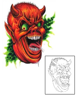 Devil - Demon Tattoo Horror tattoo | SOF-00435