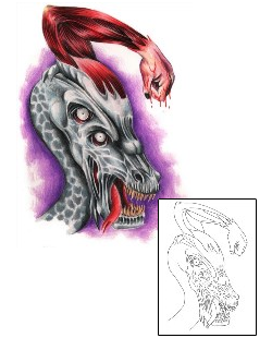 Evil Tattoo Horror tattoo | SOF-00437