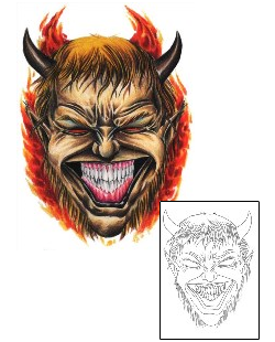 Devil - Demon Tattoo Horror tattoo | SOF-00440