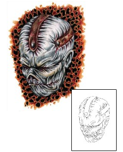 Evil Tattoo Horror tattoo | SOF-00441