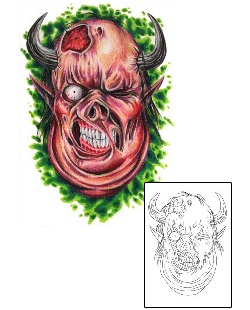 Evil Tattoo Horror tattoo | SOF-00443