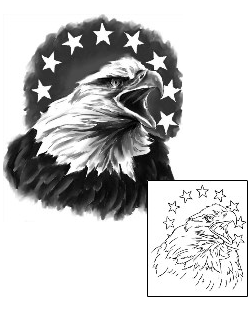 Patriotic Tattoo Animal tattoo | SOF-00445