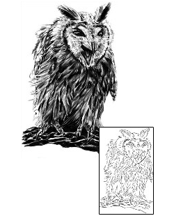 Owl Tattoo Animal tattoo | SOF-00459