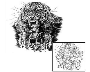 Tiger Tattoo Animal tattoo | SOF-00475