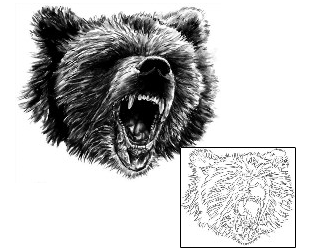 Bear Tattoo Animal tattoo | SOF-00476