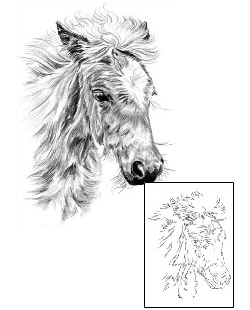Horse Tattoo Animal tattoo | SOF-00479