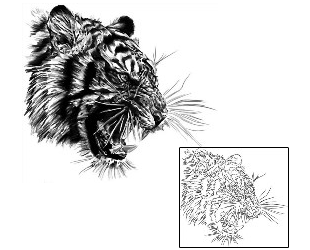Tiger Tattoo Animal tattoo | SOF-00488