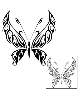 Butterfly Tattoo Specific Body Parts tattoo | SPF-00016