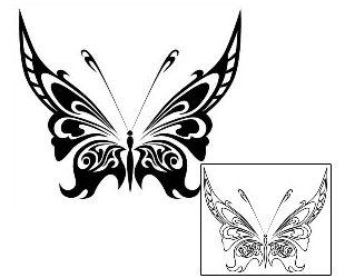 Butterfly Tattoo Specific Body Parts tattoo | SPF-00023