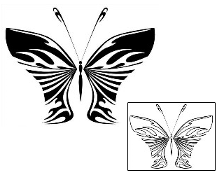 Butterfly Tattoo Specific Body Parts tattoo | SPF-00054