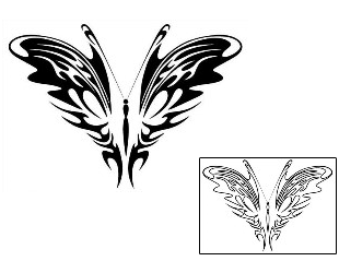 Butterfly Tattoo Specific Body Parts tattoo | SPF-00076