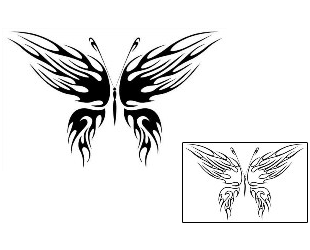 Butterfly Tattoo Specific Body Parts tattoo | SPF-00077