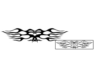 Fire – Flames Tattoo Specific Body Parts tattoo | SPF-00199