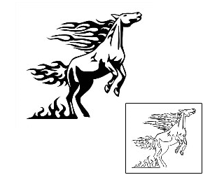 Horse Tattoo Tattoo Styles tattoo | SPF-00202