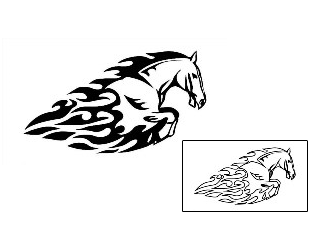 Horse Tattoo Tattoo Styles tattoo | SPF-00209
