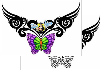 Butterfly Tattoo tribal-tattoos-sergio-pryor-spf-00363