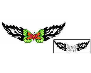 Butterfly Tattoo Specific Body Parts tattoo | SPF-00389
