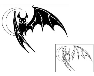 Bat Tattoo Animal tattoo | SPF-00412