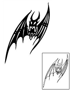 Bat Tattoo Animal tattoo | SPF-00427