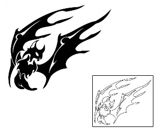 Bat Tattoo Animal tattoo | SPF-00441