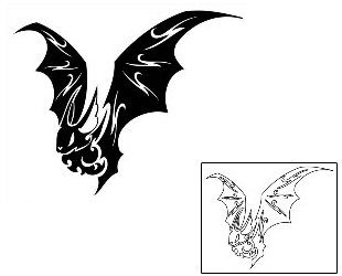 Bat Tattoo Animal tattoo | SPF-00446