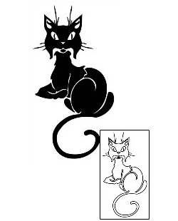 Cat Tattoo Tattoo Styles tattoo | SPF-00497